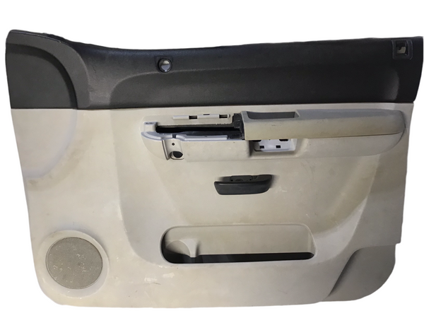2009-2013 Chevrolet Silverado Sierra Front Right Passenger Door Panel Trim Tan/Black