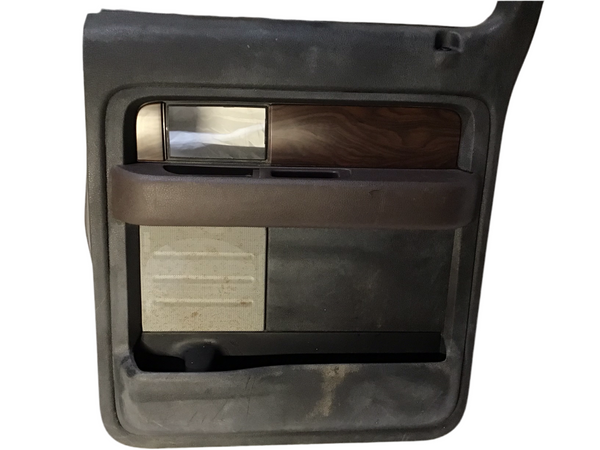2004 2005 2006 2008 Ford F-150 King Ranch Right Rear Side Door Trim Panel Gray/Brown/Woodgrain