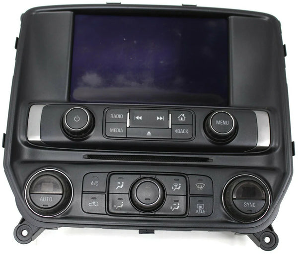 2014 2015 2016 2017 2018 Chevy Silverado Radio Information Display Screen AC Control
