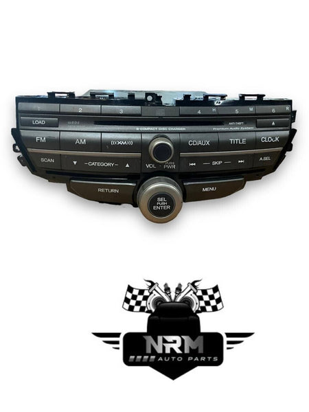 2008 2009 2010 2011 2012 Honda Accord Radio AM FM XM MP3 6 CD Player Changer