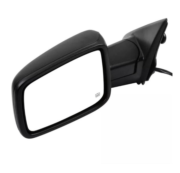 2009 - 2015 Dodge Ram 1500 Power Heated Turn Signal Fold Black Surface Mirrors