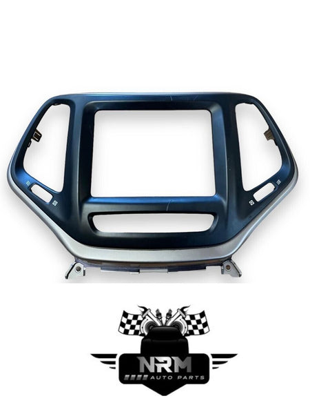 2015 2016 2017 2018 Jeep Cherokee 8.4" Radio Trim Bezel Black*