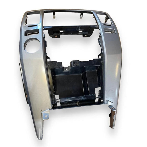 2003 - 2009 Toyota 4Runner Center Dash Radio Bezel W/O Vents Silver*