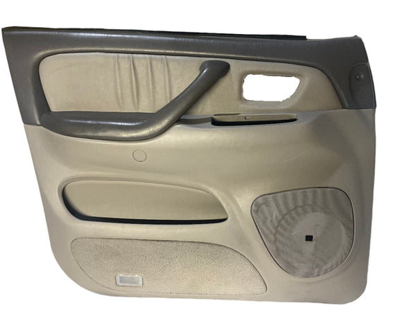 2004 - 2006 Toyota Tundra Sequoia Crew Cab Front Left Door Panel Trim Gray Leather
