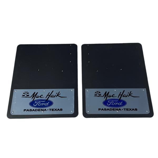Mac Haik Ford F-350 Mud Flaps Mudflaps Set Dually Dual Rear Wheel 24.5" height x 20" wide