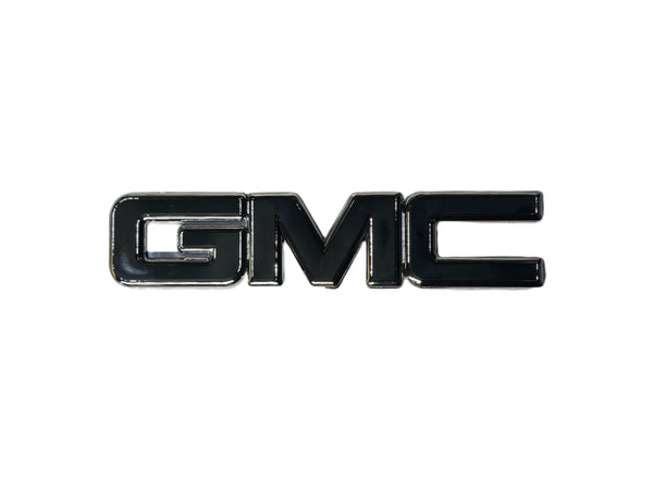 1999-2007 GMC Sierra 1500 2500 GMC Black Silver Front Grille Emblem or Rear Tailgate Emblem