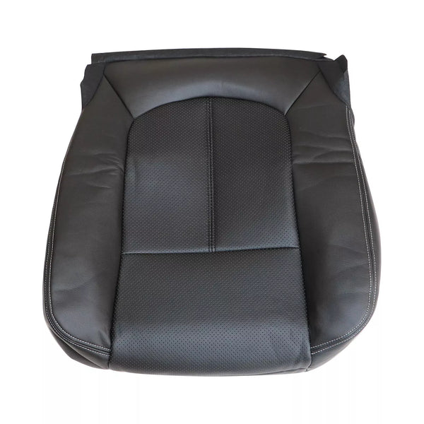 2011 2012 2013 2014 2015 2016 Ford F-250 F-350 Super Duty Driver Bottom Perforated Leather Seat Cover Black