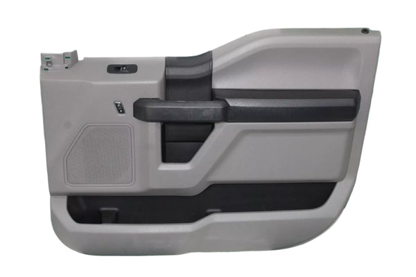 2017 2018 2019 2020 Ford F-250 F-350 F-450 F-550 Right Front Door Panel Gray with Black Electric