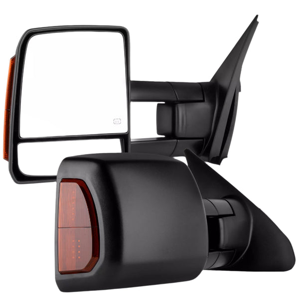 2007-2017 Toyota Tundra Sequoia Power Heated Tow Mirrors Signal Set