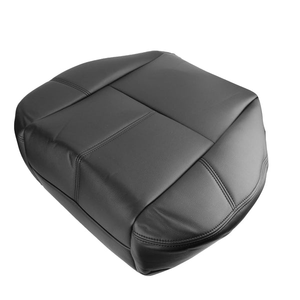 2007-2013 Chevrolet Silverado 1500 2500 3500 Left Front Seat Bottom Black Leather