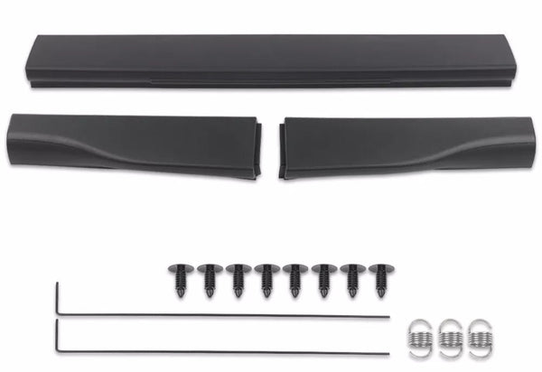 2008-2016 Ford F-250 F-350 F-450 F-550 Super Duty Step Tailgate Trim Cap Molding Black 3 Piece