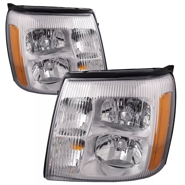 2003 2004 2005 2006 Cadillac Escalade HID Xenon Headlights Pair Set Headlamps of 2