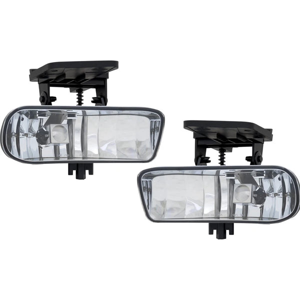1999 2000 2001 2002 GMC Sierra 1500 2500 3500 Front Fog Lights Lamps Set Left Right