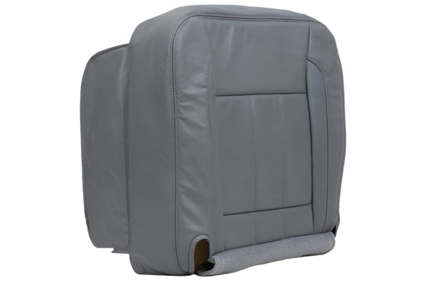 2006 2007 2008 Dodge Ram 1500/2500/3500 Laramie Left Driver Side Bottom Leather Seat Cover Gray
