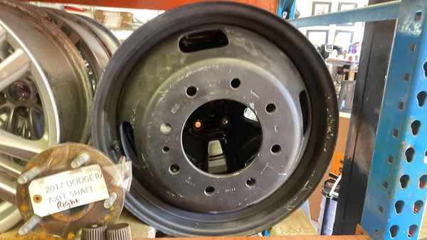 2005-2021 Ford F-350 Dually Steel Wheel Black 8x200 17"