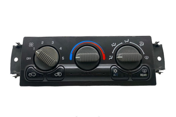 1999 2000 2001 2002 Chevrolet GMC Tahoe Yukon AC HVAC Climate Heater Temp Control 15054698