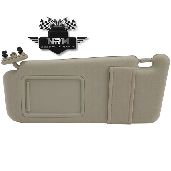 2007 - 2011 Toyota Camry Left Side Sun Visor W/License Plate Light Beige