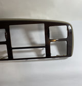 05 06 07 Ford F-250 F-350 SD King Ranch Center Radio Bezel Dash Woodgrain Trim