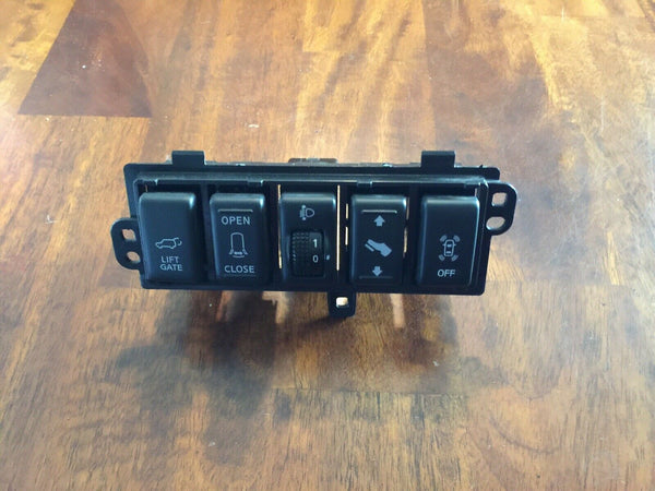 2008-2010 Infiniti QX56 Dimmer Lift Gate Pedal Adjust Switch Dash Panel