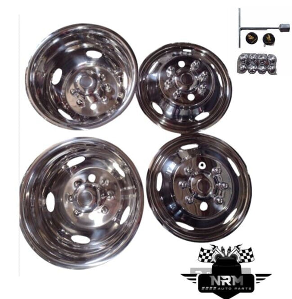 2008 - 2010 Chevrolet Silverado 3500 GMC Sierra 3500 Wheel Simulators 17" Bolt On 8x165