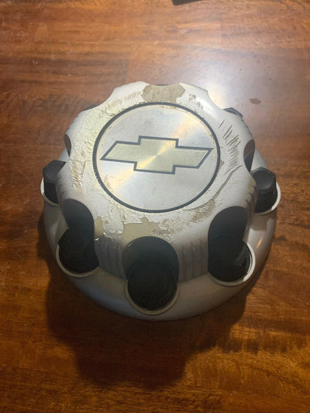 1999-2010 Chevrolet Silverado 2500 3500 SRW Silver Painted Wheel Center Cap ***