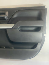 14 15 16 17 18 Chevy Silverado 1500 Front Right Door Panel Trim Silver Black