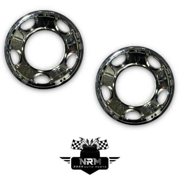 2011-2023 Chevrolet Silverado 3500 HD Rear Wheel Hub Cap Simulator (2) Chrome