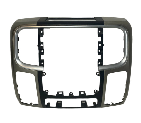 2013-2018 Dodge Ram 1500 2500 3500 Radio Center Dash Bezel Silver Black
