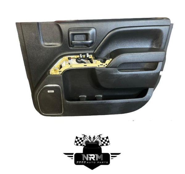 2016 - 2018 Chevrolet Silverado 1500 Front Right Door Panel Trim Black 84019384