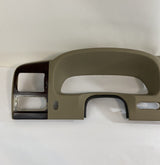 05 06 07 Ford F-250 F-350 SD King Ranch Center Radio Bezel Dash Woodgrain Trim