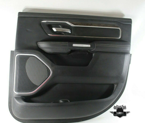 19 20 21 Ram 1500 2500 Interior Door Panel Right Rear Black Wood Laramie