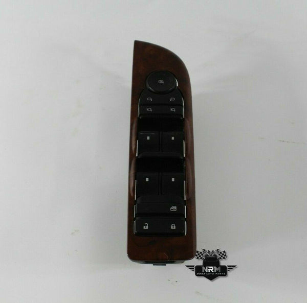 10 11 12 13 Chevy Tahoe Suburban Front Left Door Window Master Switch Power Wood
