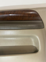 05 06 07 Ford F-250 Door Panel Trim Cover Front Right RH Lariat Wood Tan