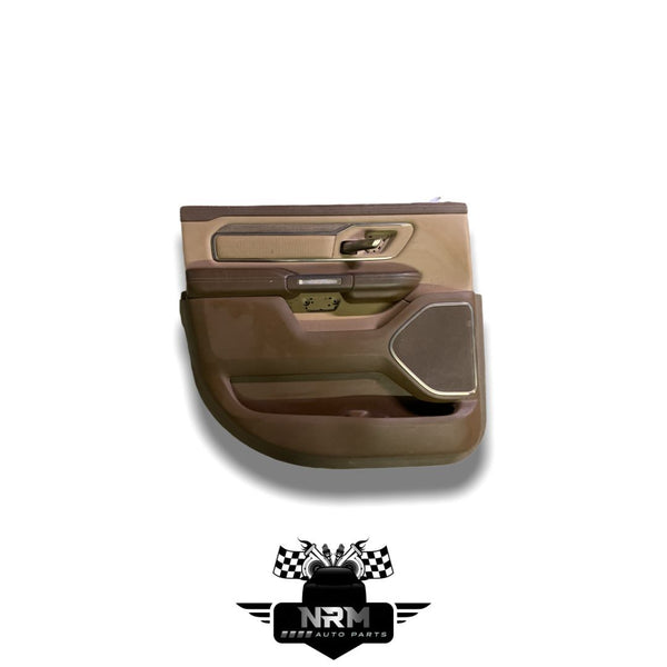 *2019-2021 Ram 1500 2500 brown interior door panel LH rear side 6ee32trmaa*