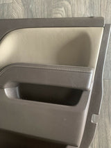 2016-2018 Silverado Sierra Front Right Door Panel Trim Brown Silver High Country