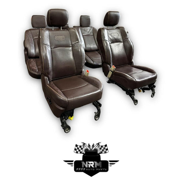 2013-2018 Ram 1500 2500 3500 Longhorn Seats Leather Brown