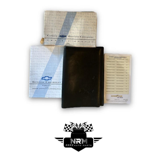 1996 Chevrolet Caprice Owner's And Maintenance Manual + Warranty & Assist. Book