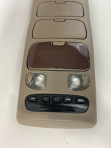 02 03 04 05 06 07 Toyota Sequoia Overhead Lamps Console Beige w/o Sunroof Roof
