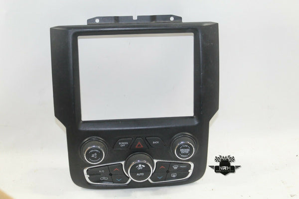 13 14 15 16 17 18 Ram 1500 A/C Control Temperature Dual Zone Radio Bezel 8.4 *