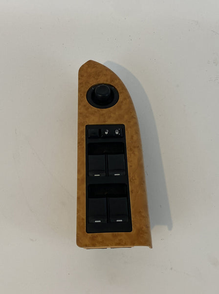 07 08 09 Chrysler Aspen Window Master Switch Bezel Left Front Woodgrain