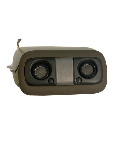 1987-1991 Ford F-150 INTERIOR OVERHEAD DOME DUAL MAP LIGHT LAMP Tan Front