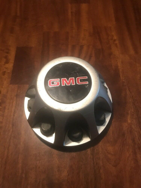 2007-2010 GMC Sierra 3500 DRW Rear Silver Painted Wheel Center Cap OEM