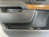 14 15 16 17 18 19 Chevy Silverado Sierra Front Left Door Panel Trim Woodgrain