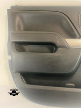16 17 18 19 Chevy Silverado GMC Sierra 1500 Front Left Door Panel Trim Silver