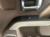 2016-2018 Silverado Sierra Front Right Door Panel Trim Brown Silver High Country