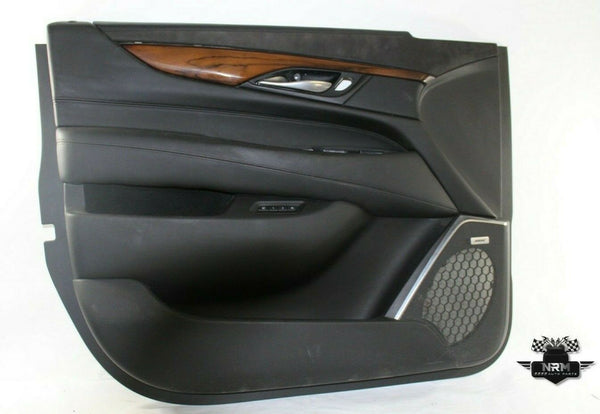 15 16 17 18 Cadillac Escalade Left Driver Side Door Panel Trim Black 84031320