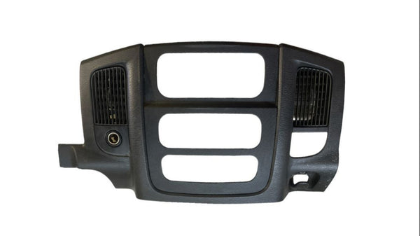 2002 2003 2004 2005 Dodge Ram 1500 2500 3500 Front Dash Radio Bezel Black 5GV52TRM*