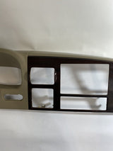 05 06 07 Ford F-250 F-350 SD King Ranch Center Radio Bezel Dash Woodgrain Trim