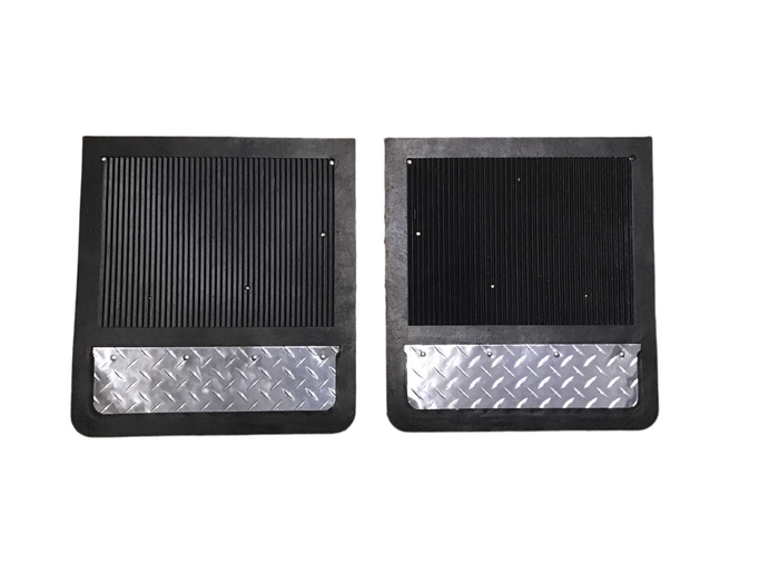 Genuine OEM Ford 2005 2006 2007 2008 2009 2010 F250 F350 F450 F550 Splash Guards Flat Rubber Mud Flaps 19 1/2