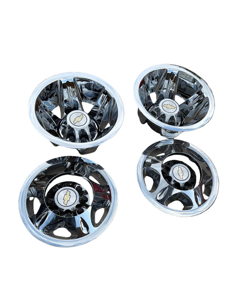 2008 2009 2010 Chevrolet Silverado 3500 Dual Wheel Simulators Complete Set 17”